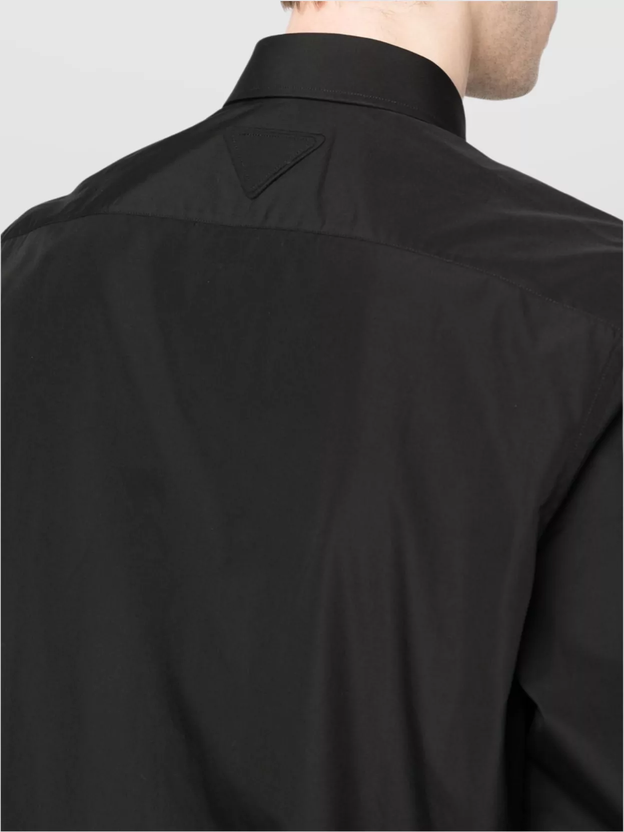 Prada Pointed Collar Long Sleeves Shirt