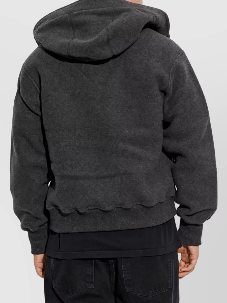 Canada Goose Fleece Hooded Padded Bomber Jacket