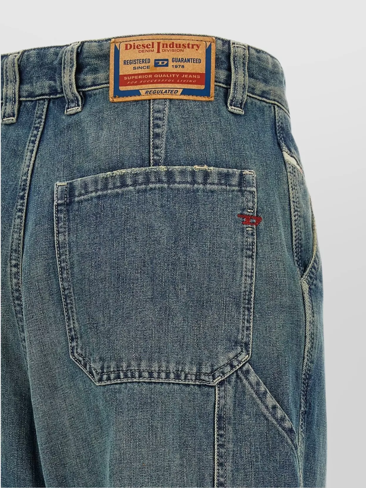 Diesel 'desire Wide Leg Jeans' In Blue