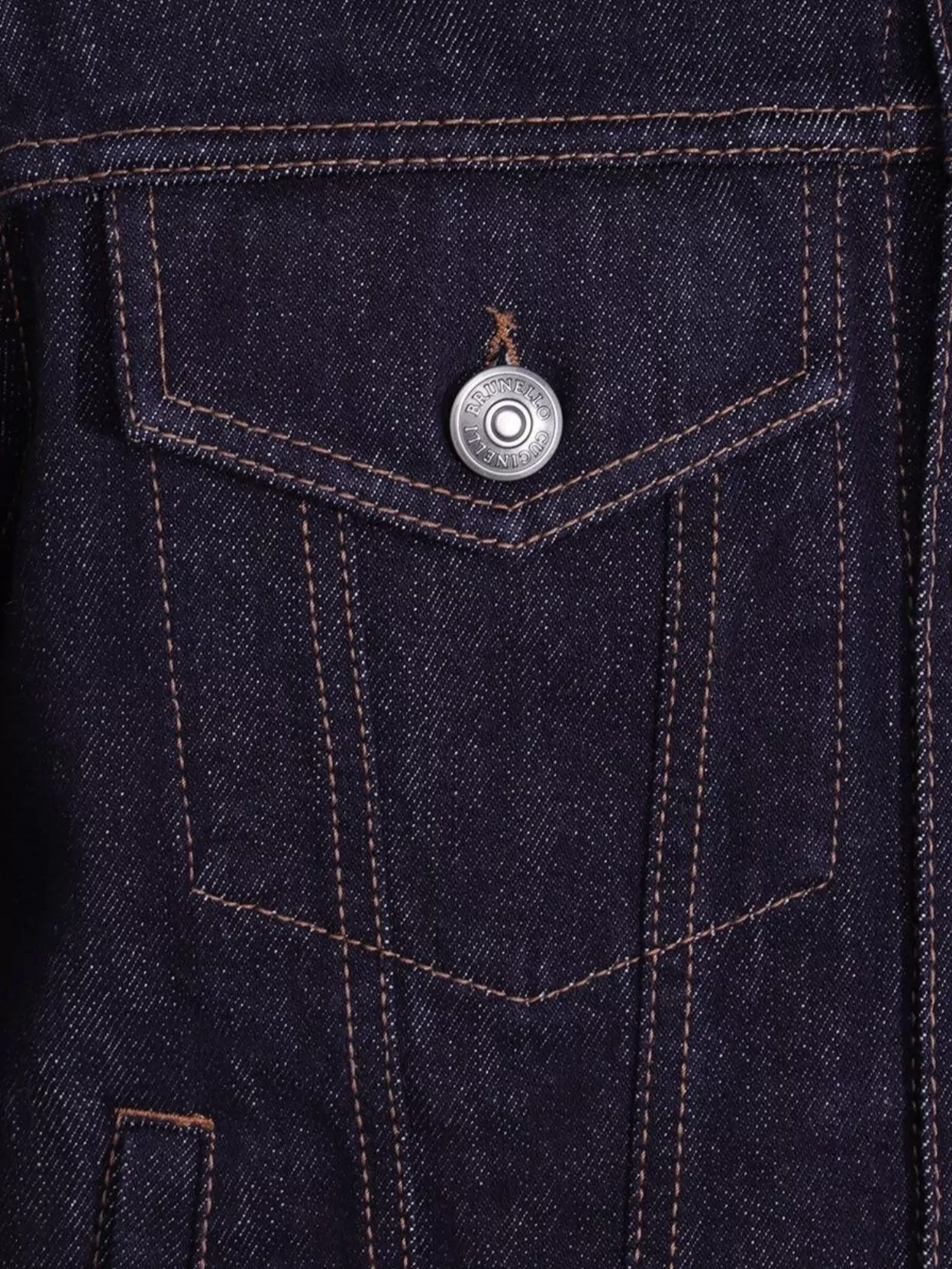 Brunello Cucinelli Casual Jacket With Chest Pockets And Contrast Stitching