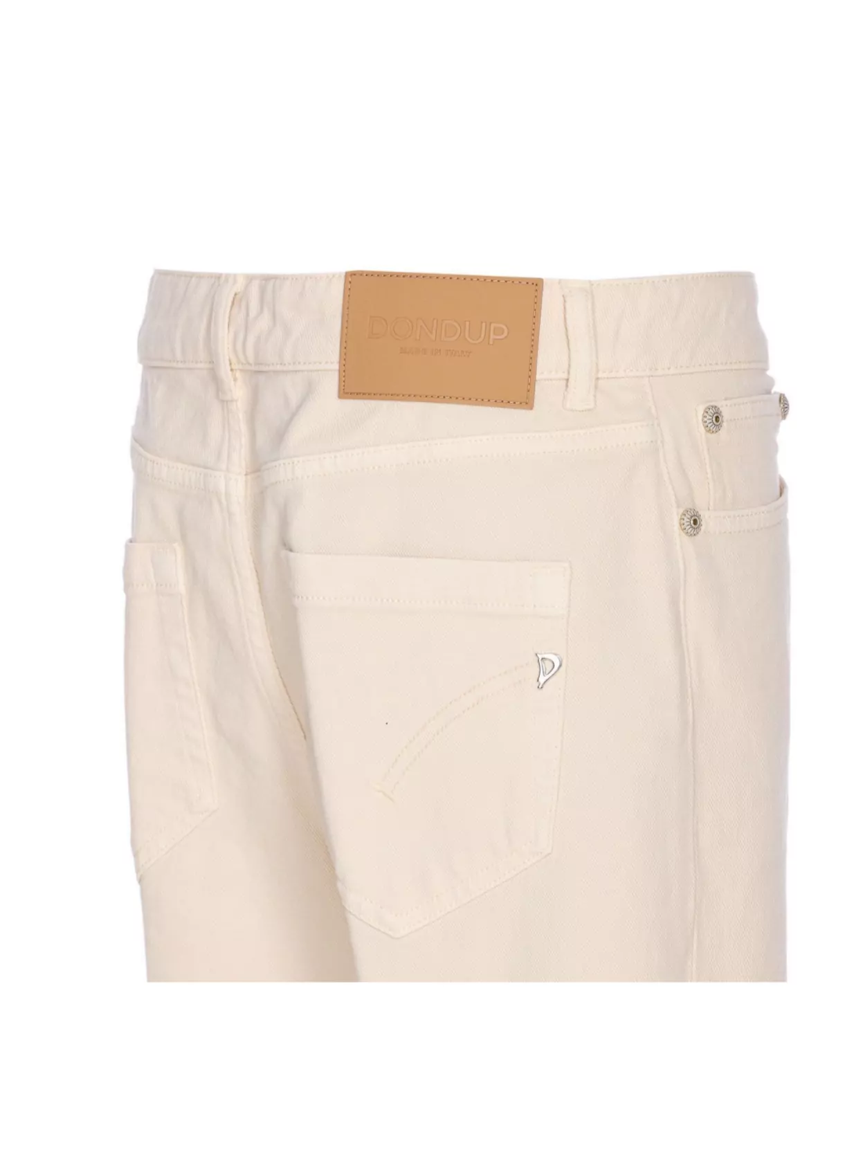 Dondup Button-fastening Patch-pocket Jeans In Neutral