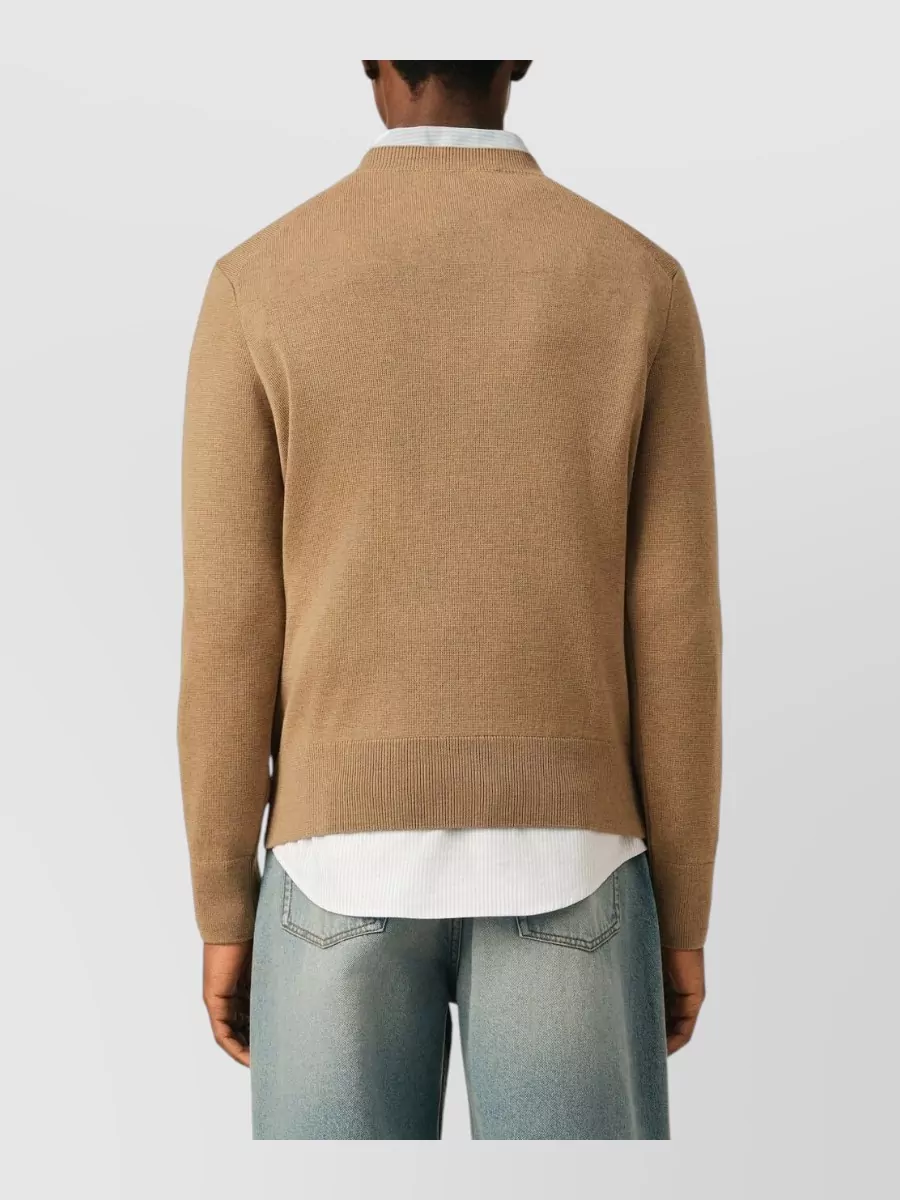 Ami Paris Wool Crewneck Sweater