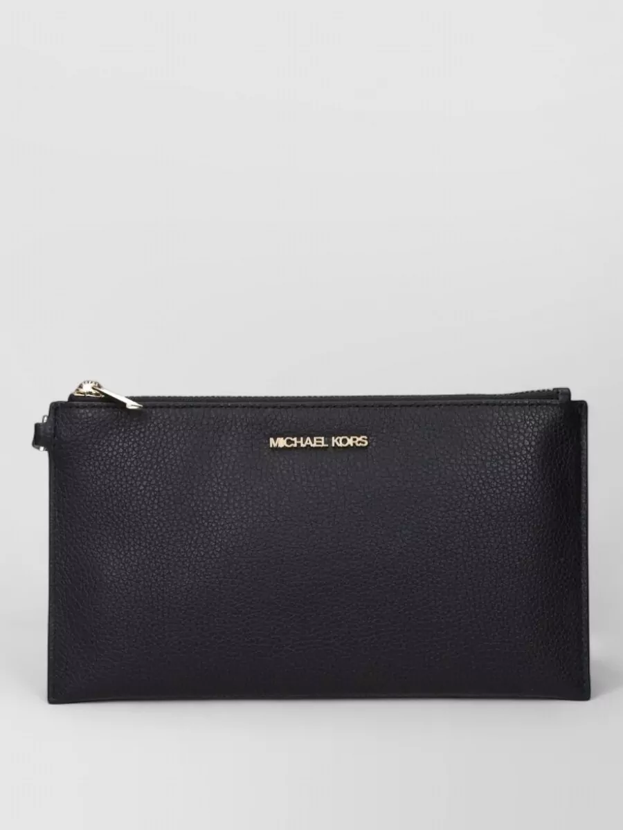 Michael Kors na leather clutch bag