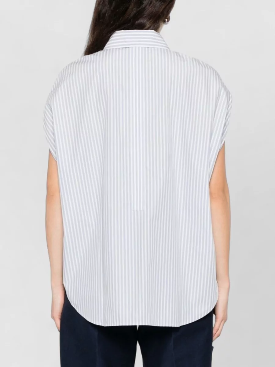 Woolrich Cotton Shirt Long Sleeves Striped Pattern