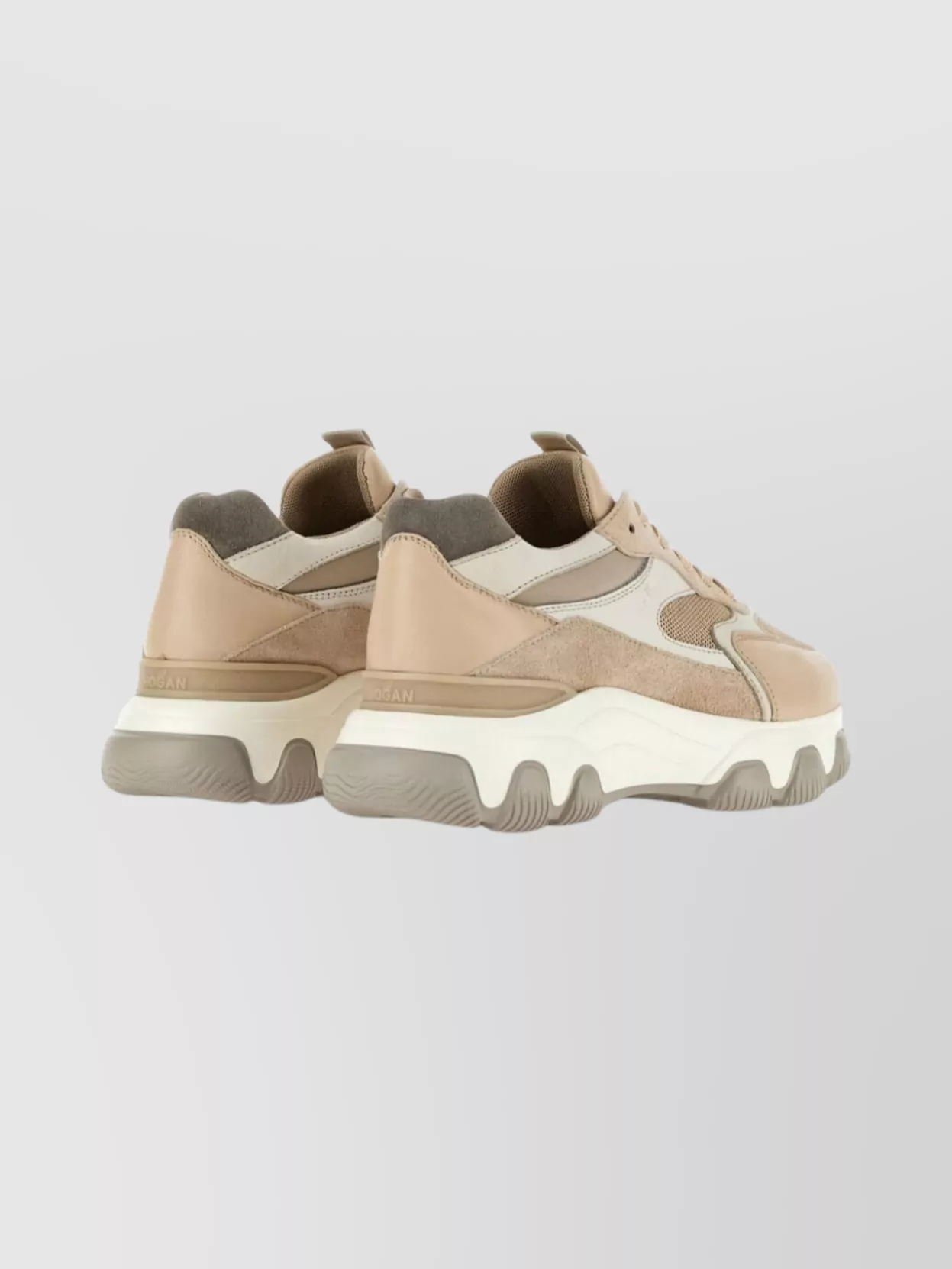 Hogan Sneakers With Chunky Sole And Mesh Panels