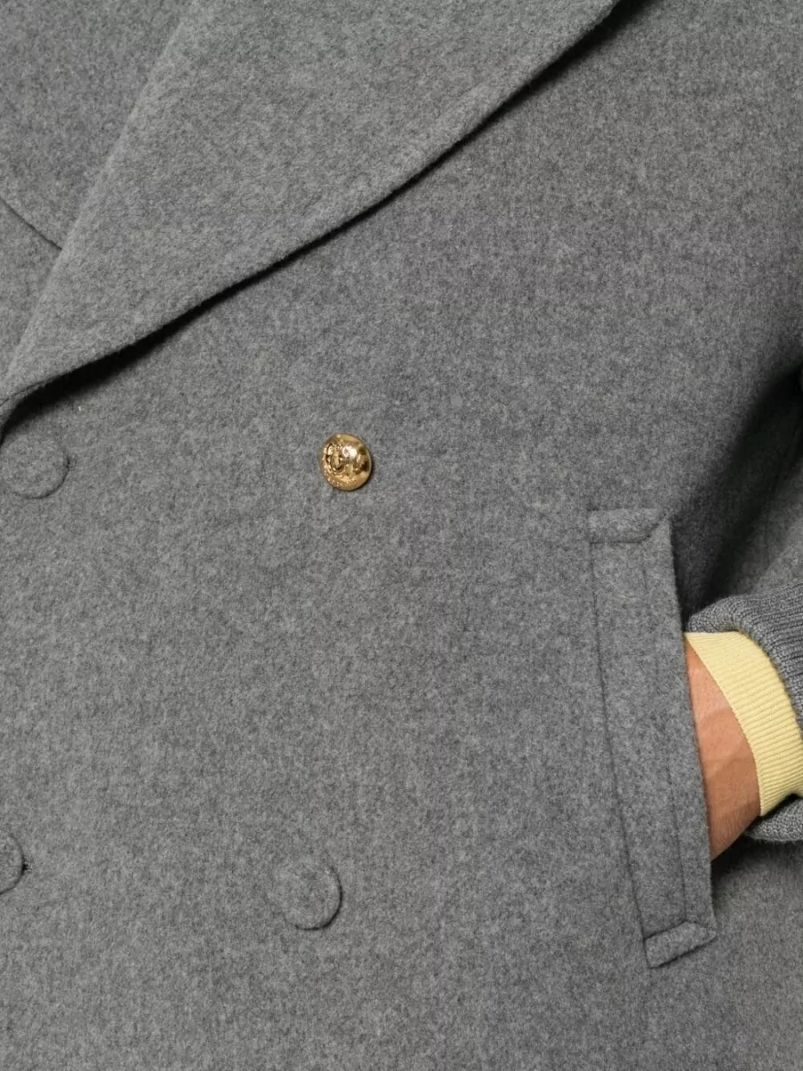 Moschino Double Breasted Coat