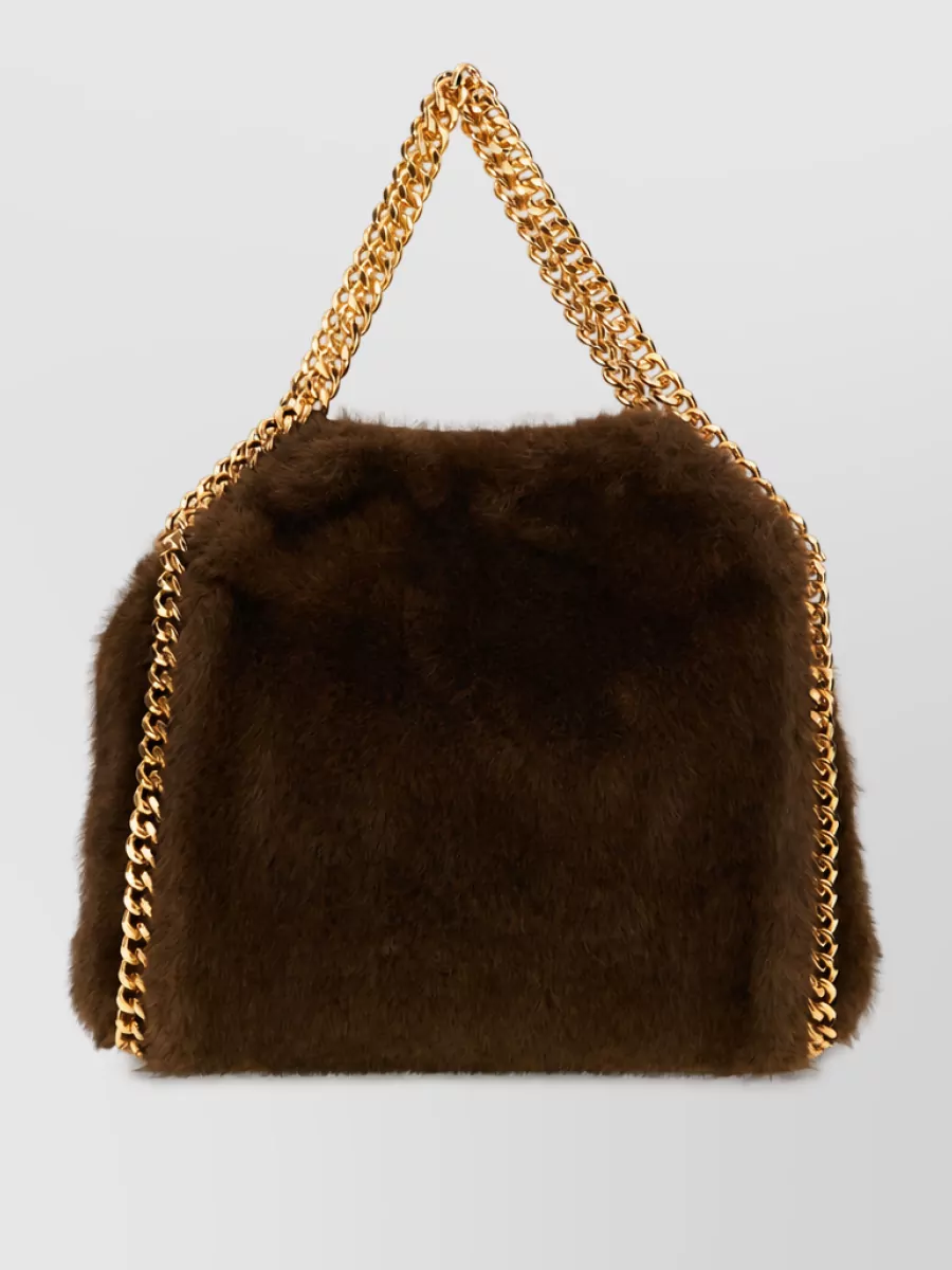 Stella Mccartney falabella mini plush clutch bag