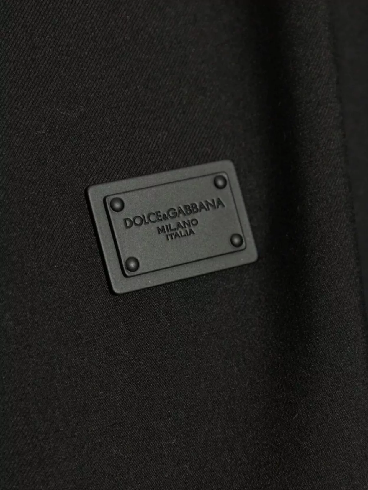 Dolce&Gabbana Jacket With Elasticated Cuffs And High Collar