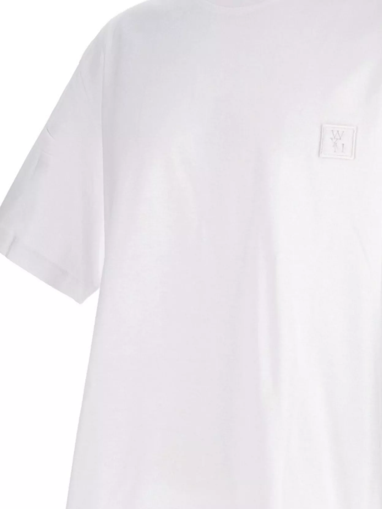 Wooyoungmi Floral Print Crew Neck Short Sleeve Top
