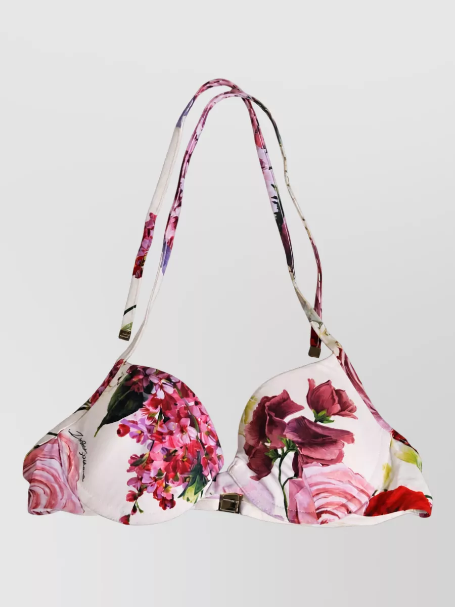 Dolce&Gabbana floral print bikini top