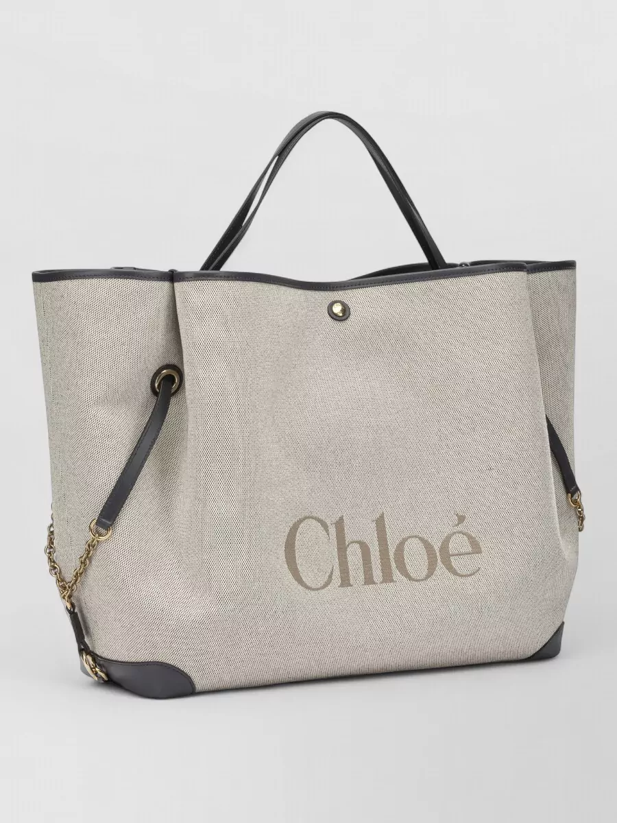 Chloé Large Canvas Tote Bag