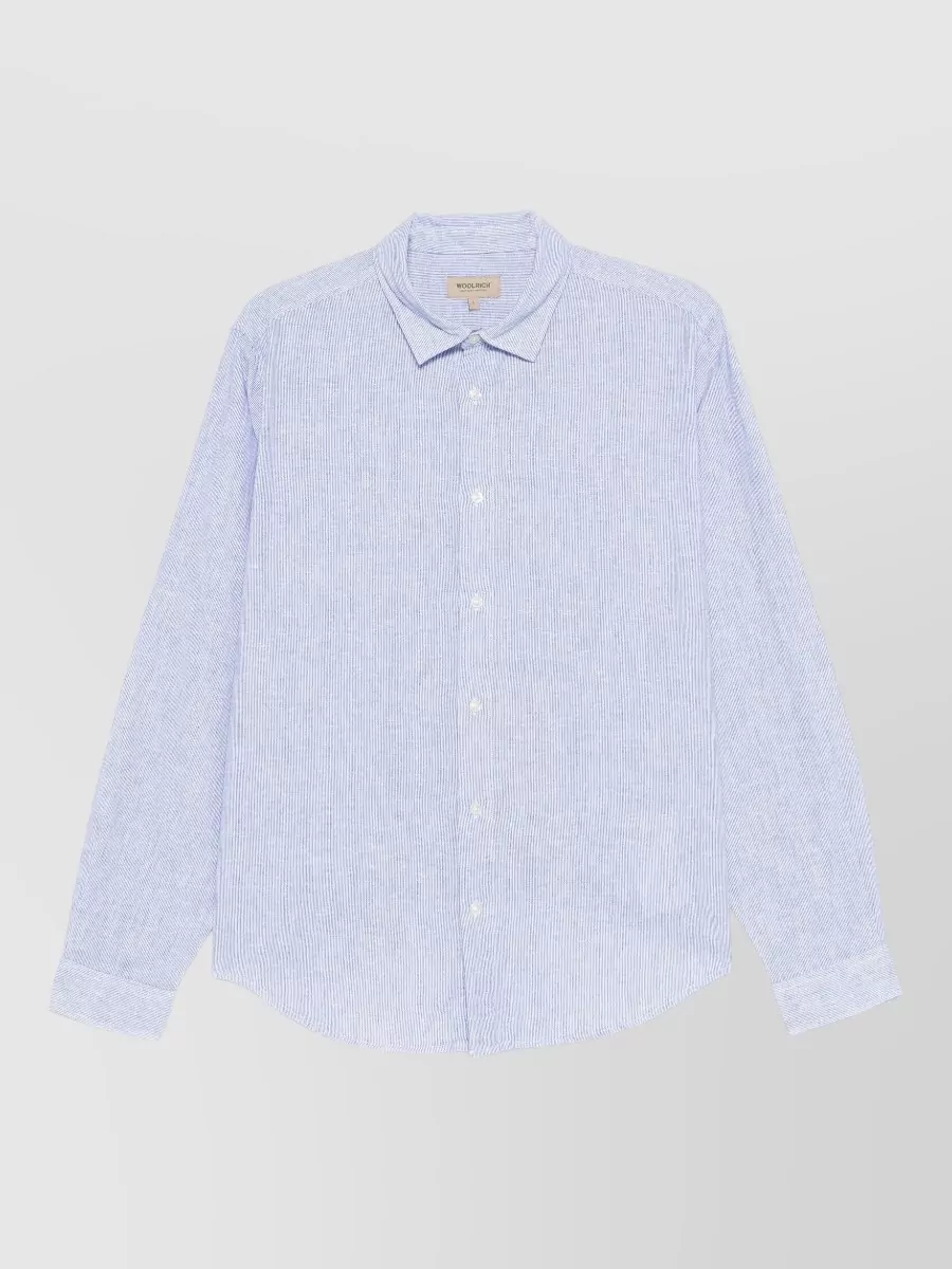 Woolrich striped linen shirt