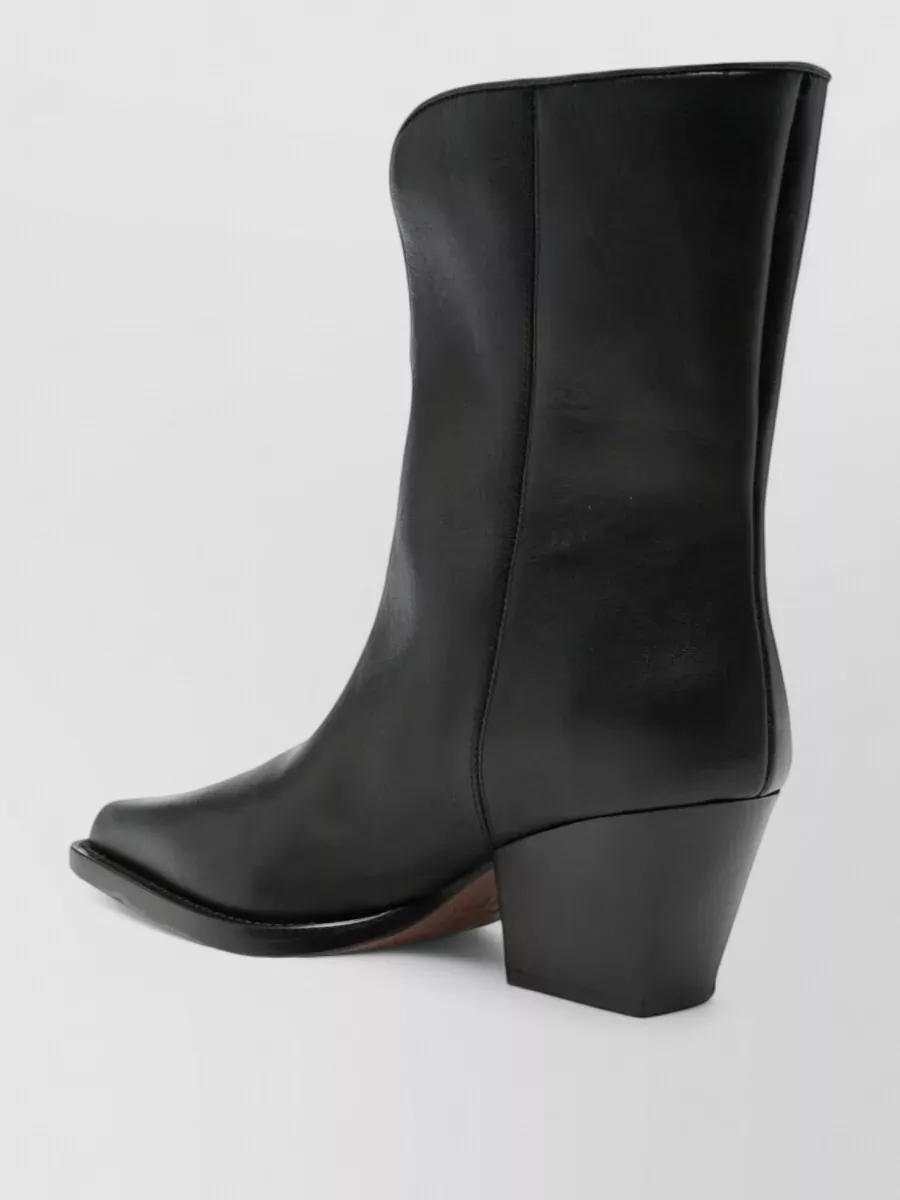 Paris Texas Calf Leather Mid-Calf Boots