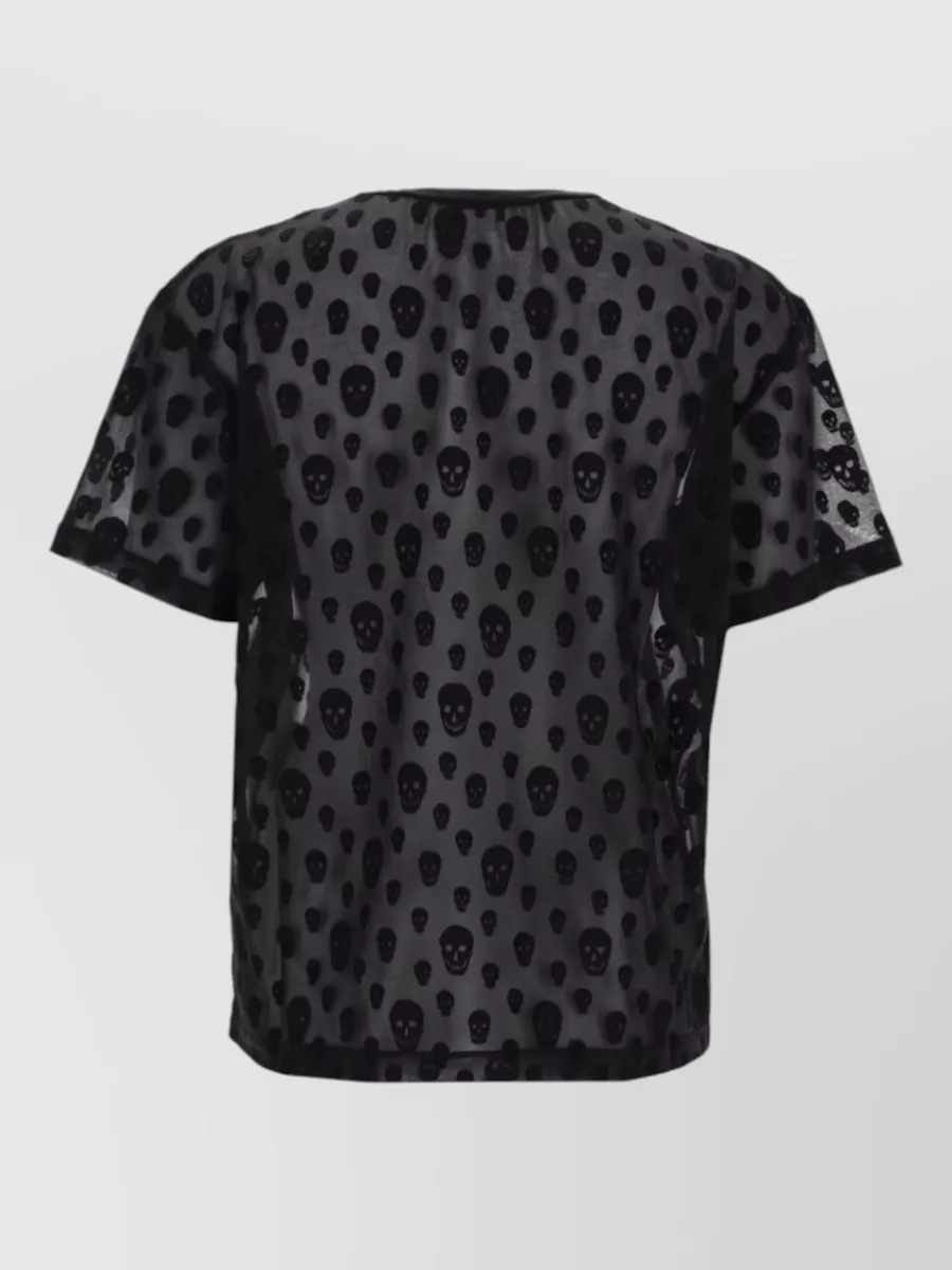 Alexander Mcqueen Skull Print Short-Sleeve T-Shirt
