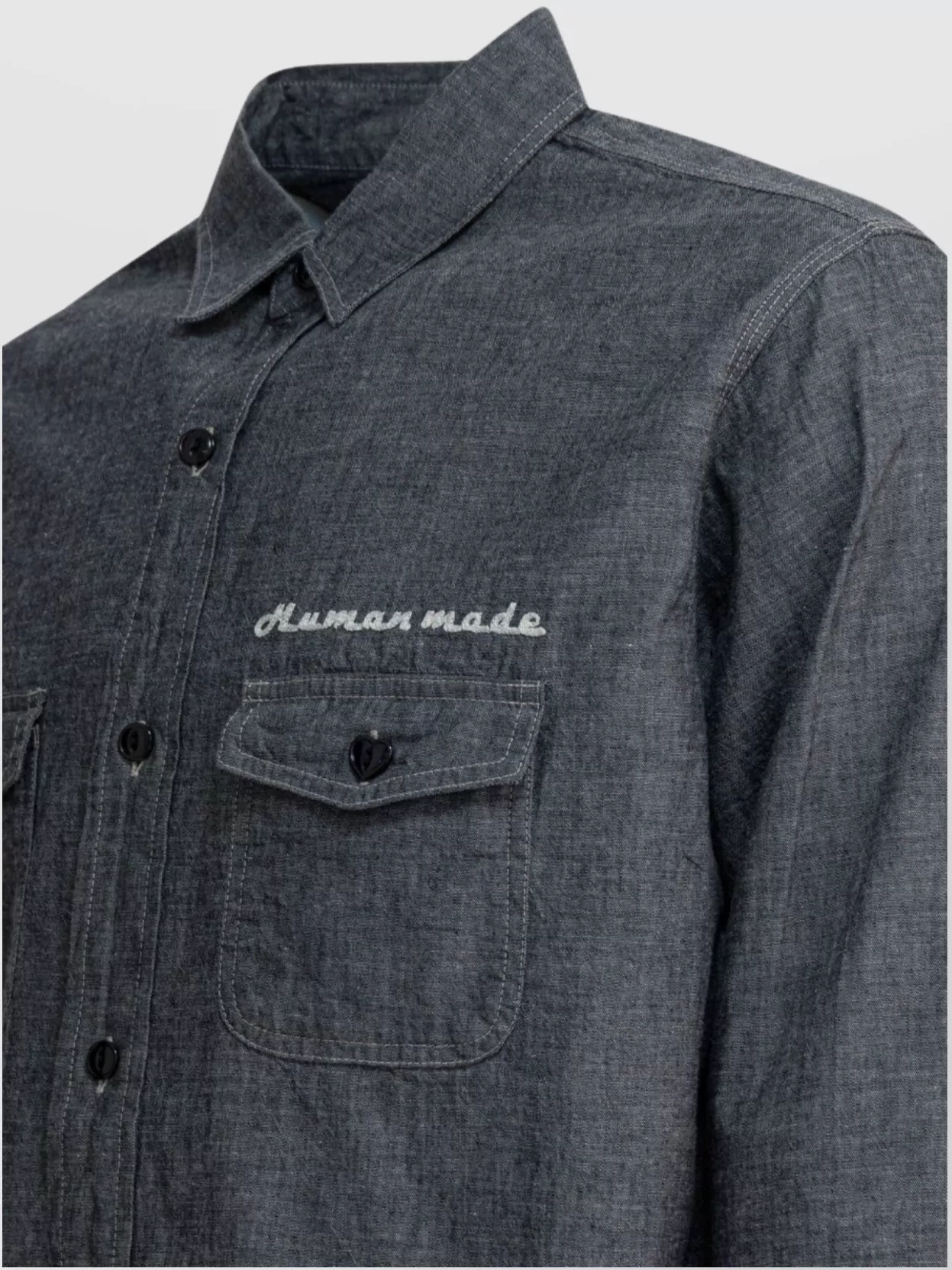 Human Made Button-Down Collar Long Sleeve Shirt With Pockets