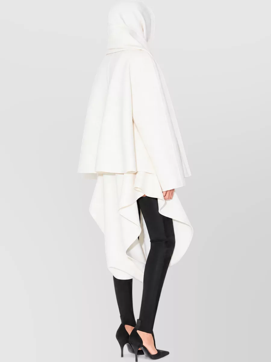 Alaïa Wool Coat With Scarf