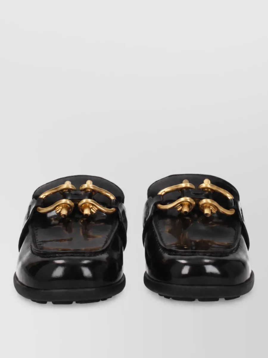 Bottega Veneta Leather Loafers Mules