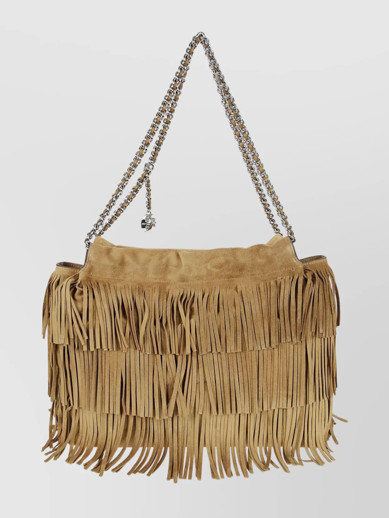 Tory Burch Fleming Fringed Tote Bag