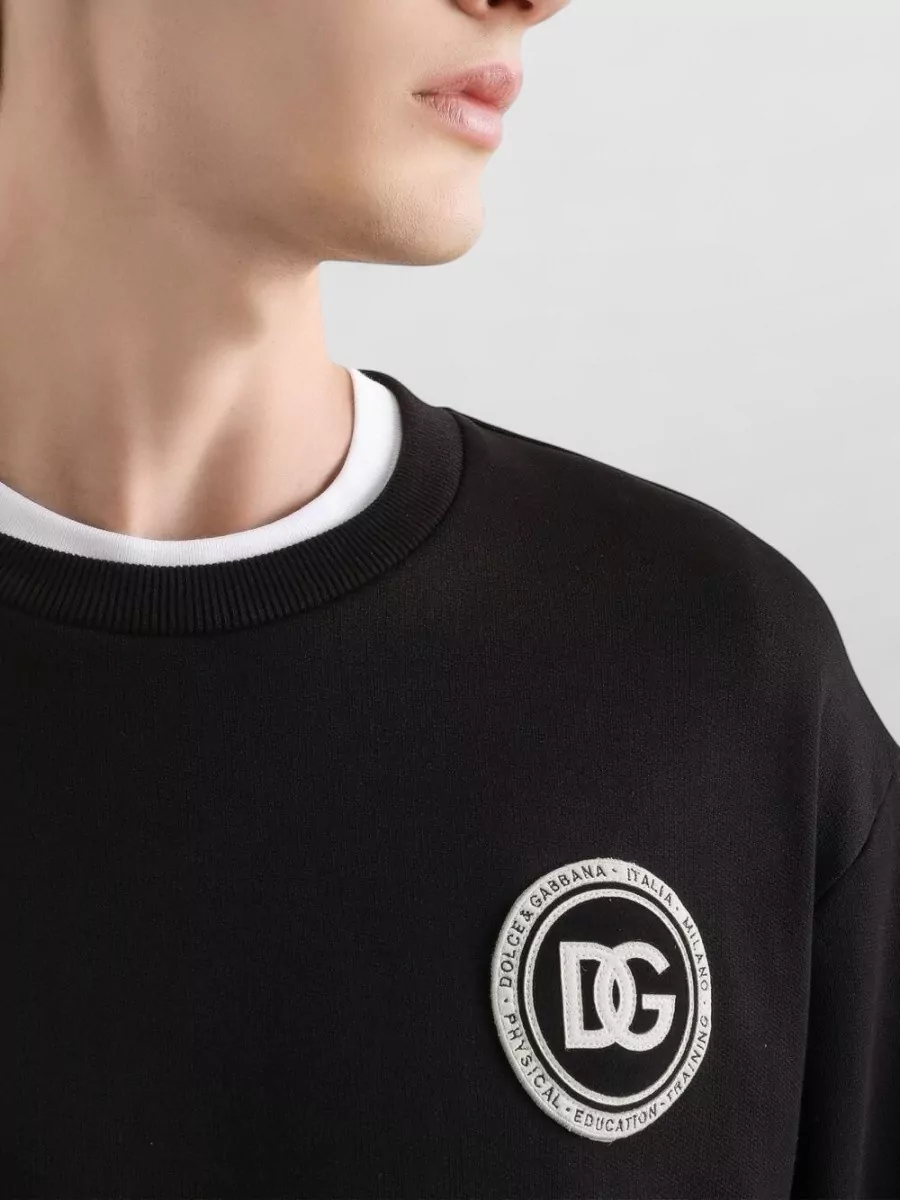 Dolce&Gabbana Jersey Sweatshirt With Patch