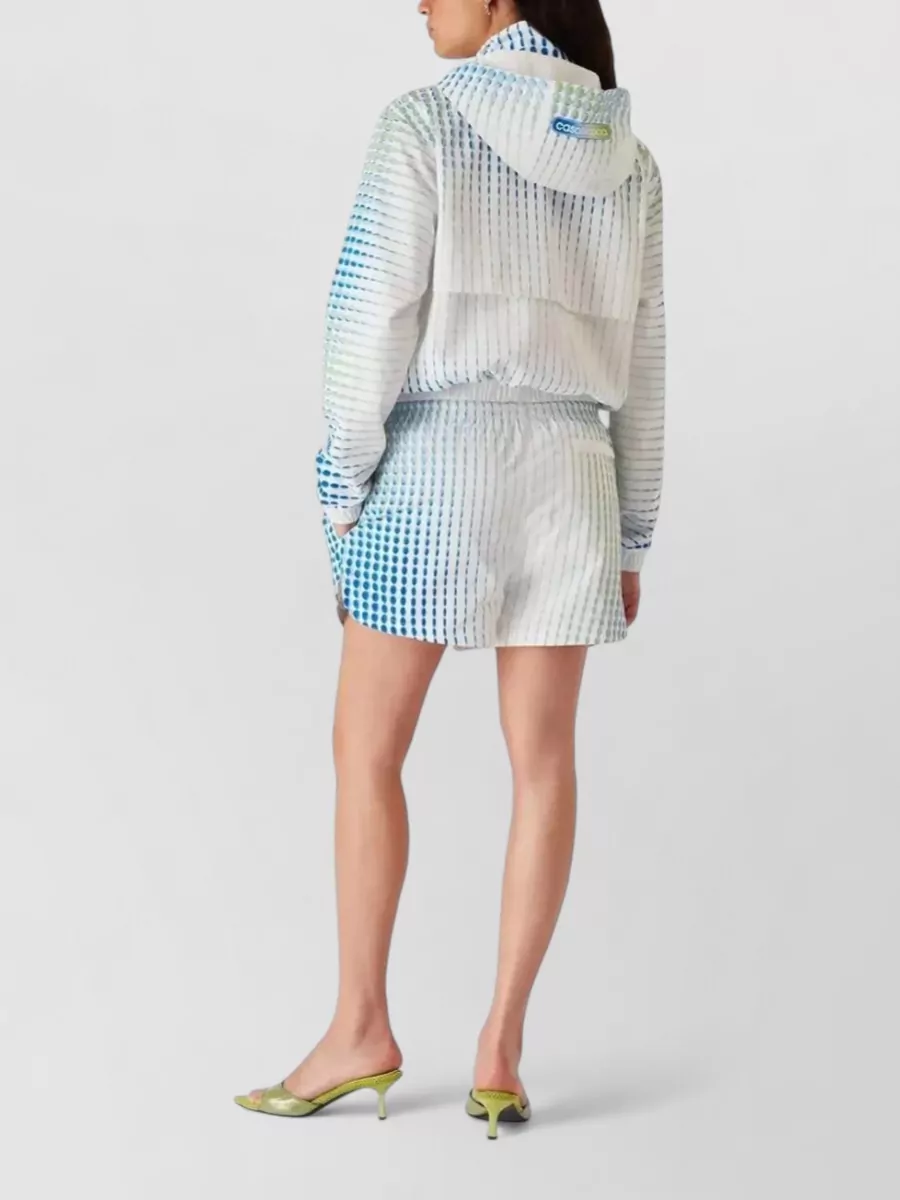 Casablanca Printed Logo-Appliqué Shorts