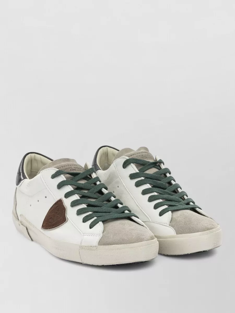 Philippe Model leather lace-up sneakers