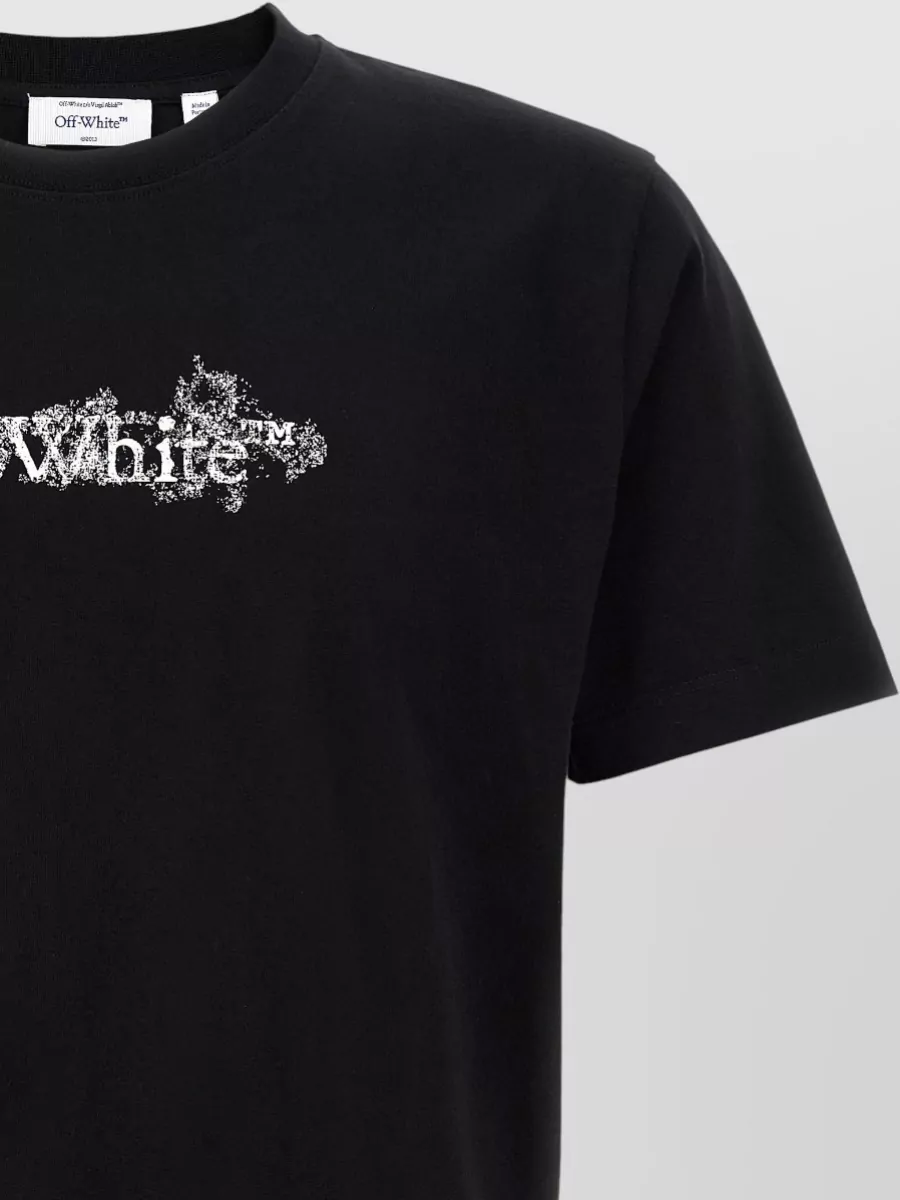 Off-White Heraldic Arrow Threshold Graphic Print T Shirt