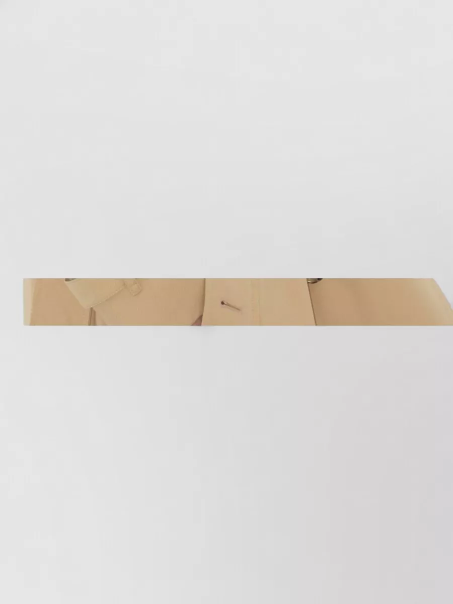 Burberry Cotton Double-Breasted Trench Coat