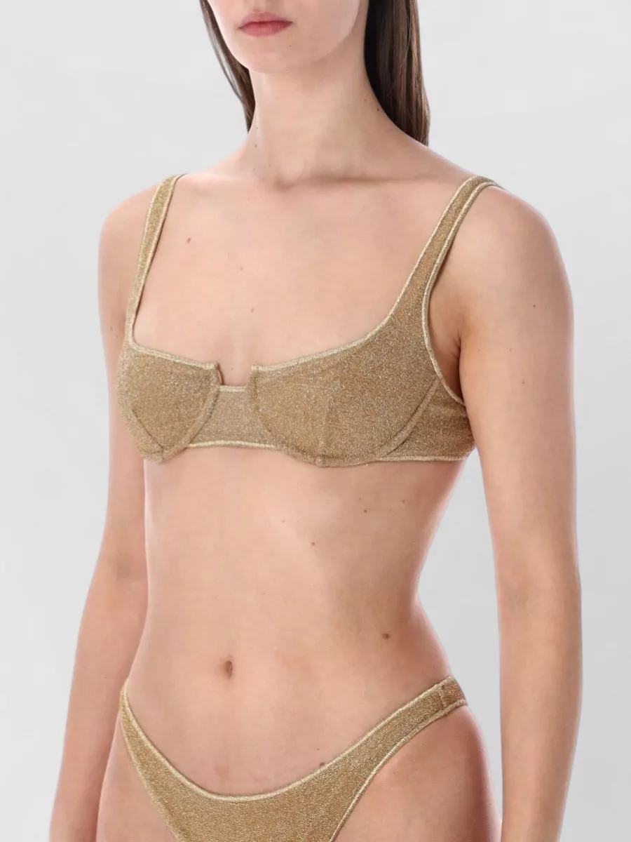 Oséree Metallic Balconette Bikini