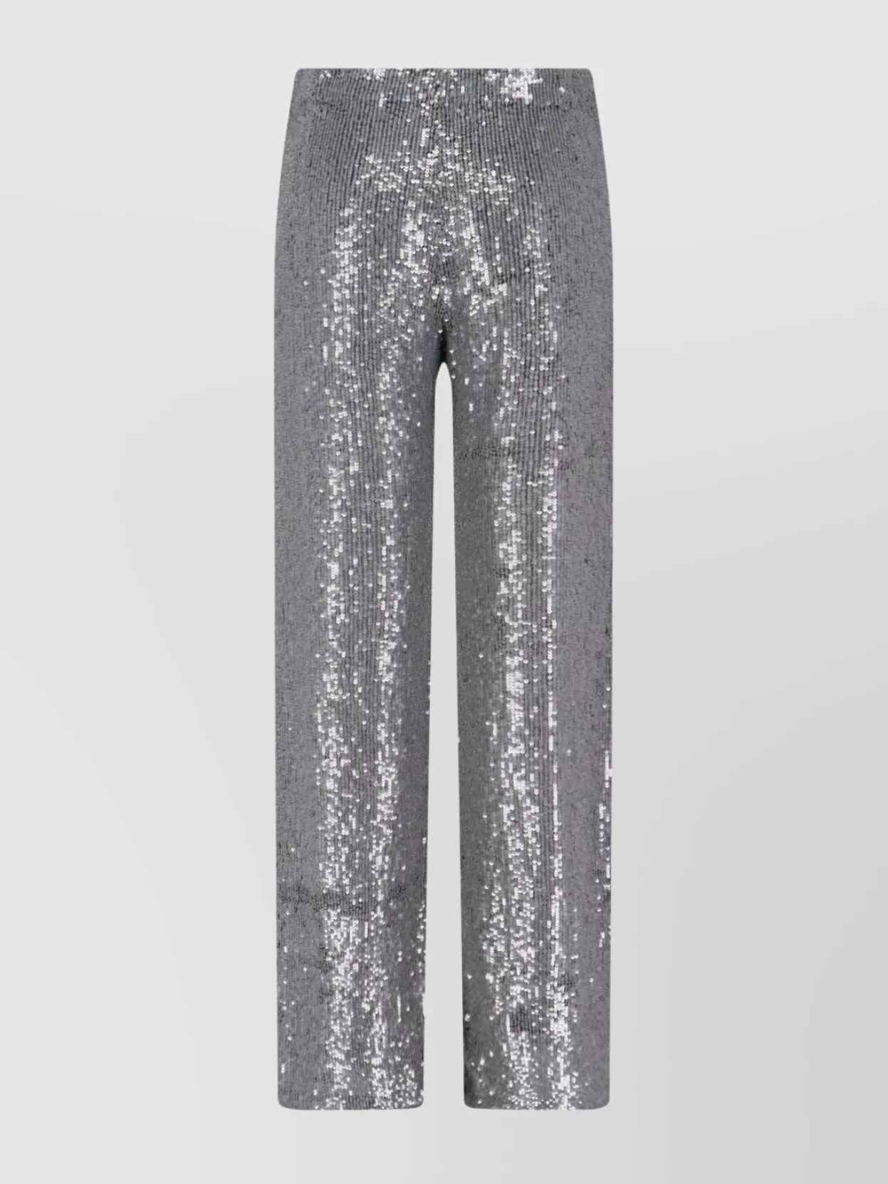 P.a.r.o.s.h Wide Leg Trousers Sequin Detail In Gray
