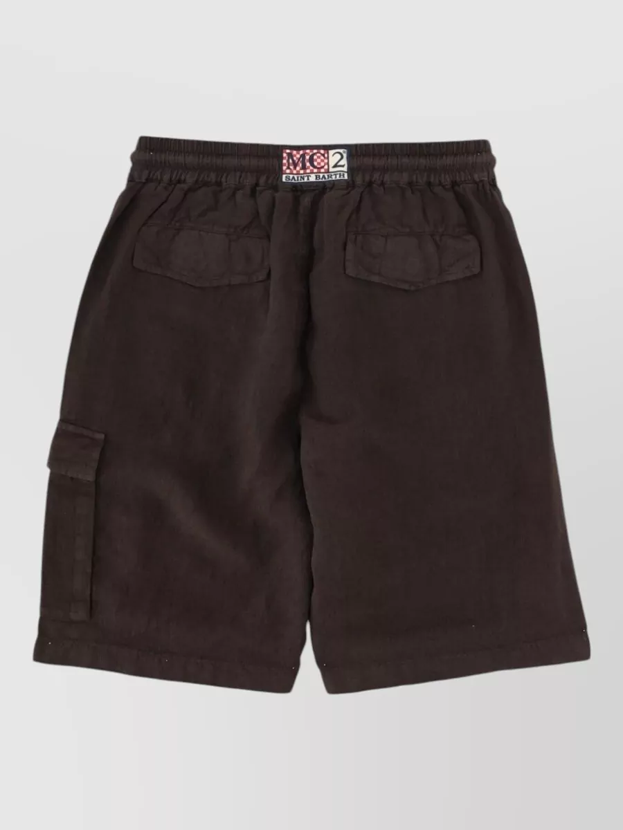 Mc2 Saint Barth Linen Drawstring Shorts
