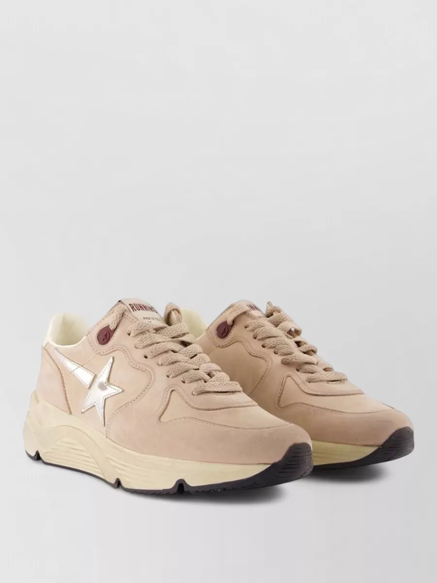 Golden Goose leather lace-up sneakers