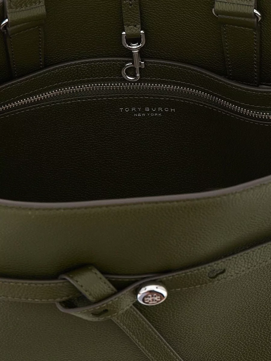 Tory Burch Romy Small Leather Top Case Tote Bag