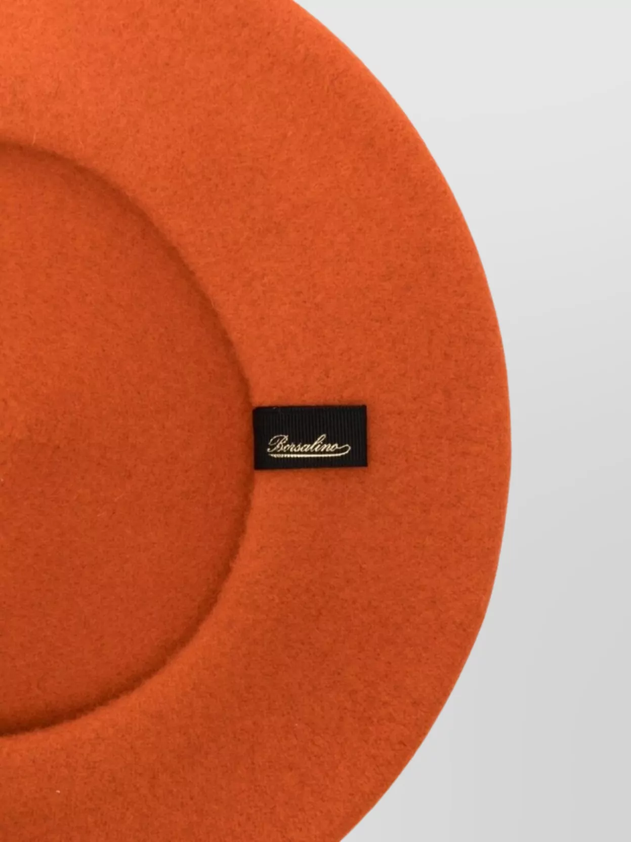 Borsalino Soft Wool Hat With Flat Top Design