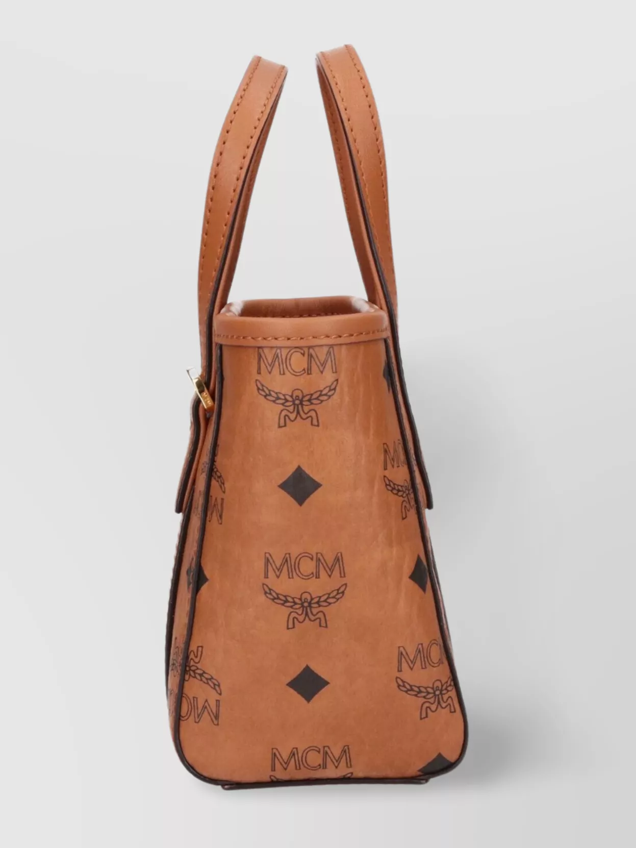 Mcm Tote Bag With Detachable Strap And Top Handles