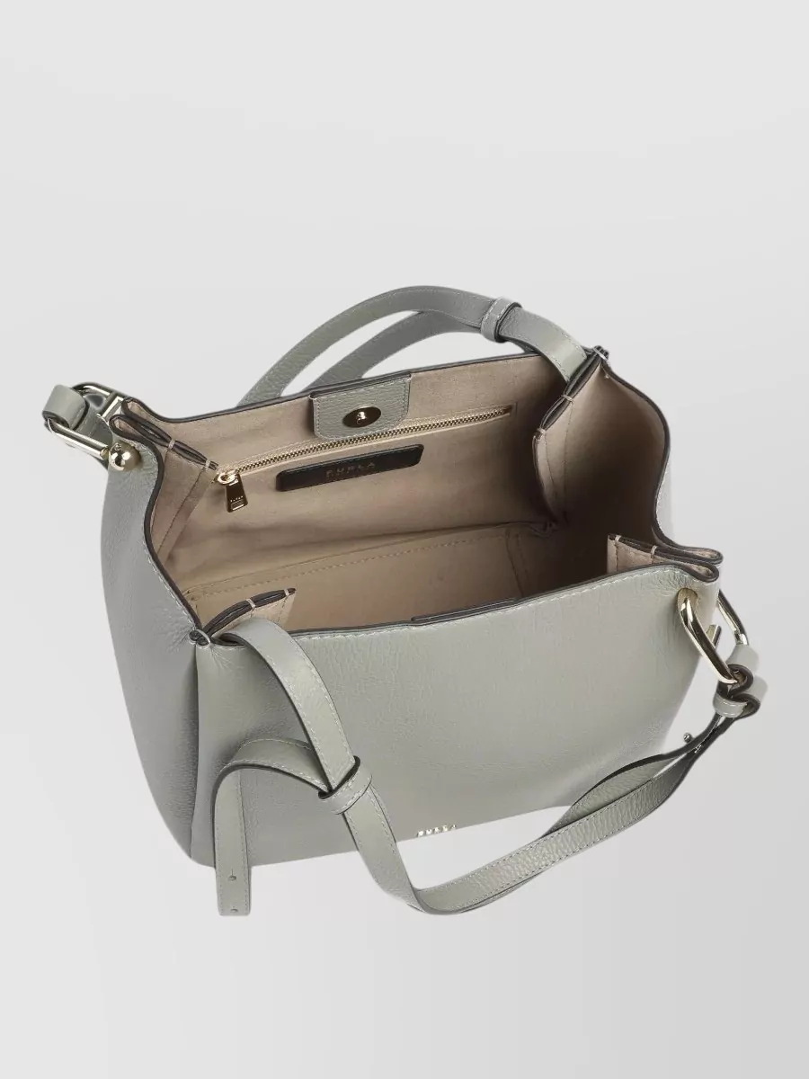 Furla Na Medium Leather Shoulder Bag