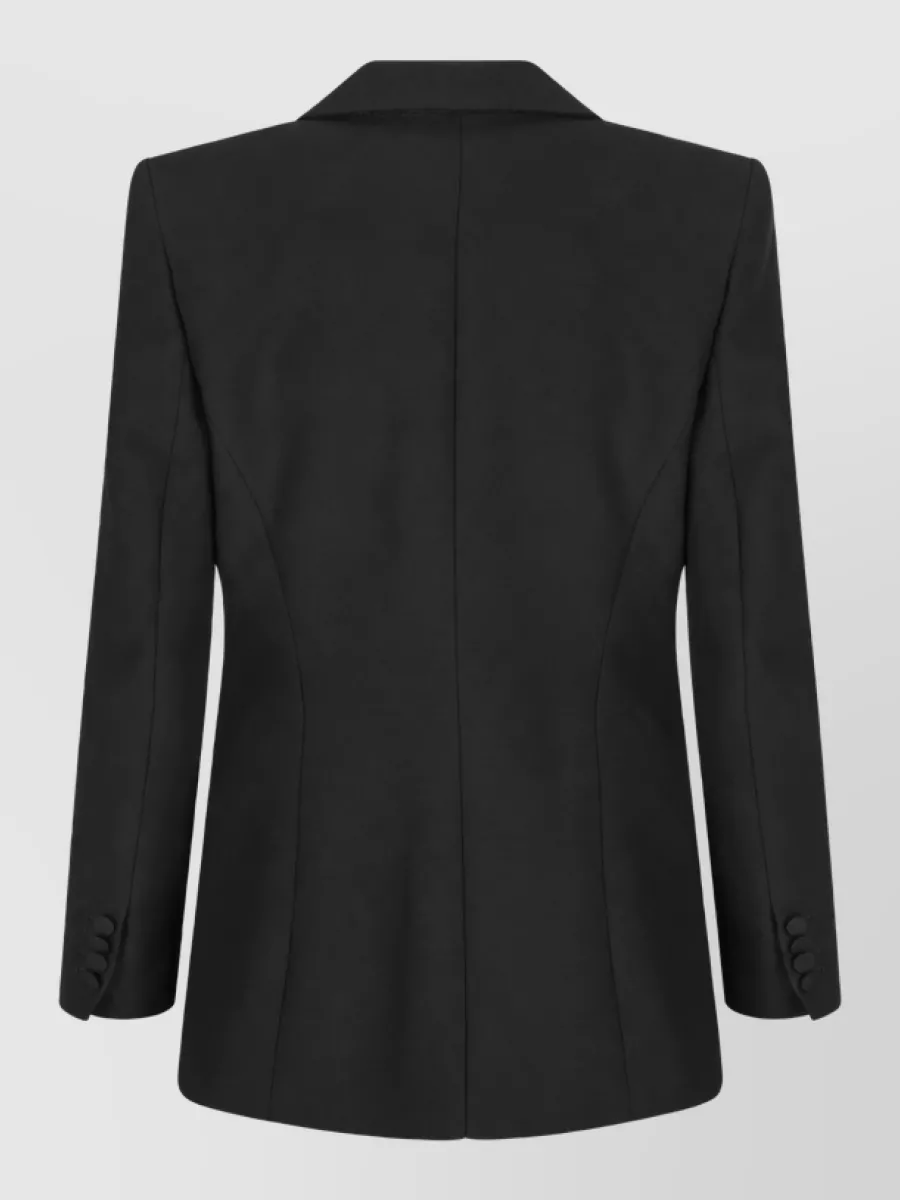 Valentino Garavani Silk Blend Single-Breasted Blazer