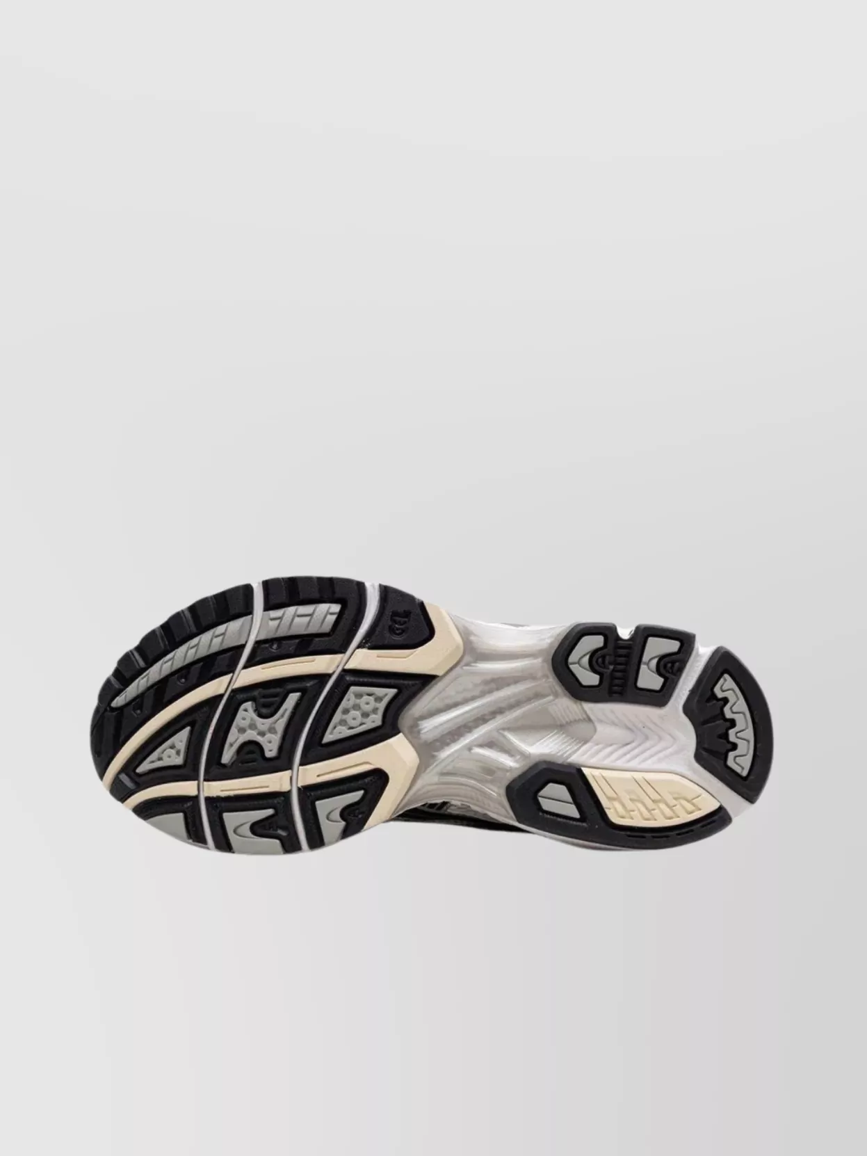 Asics Chunky Sole Leather Mesh Sneakers