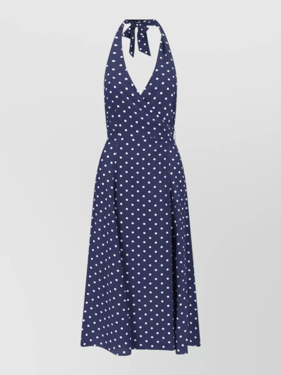 Parosh Silk Knee-Length Midi Dress