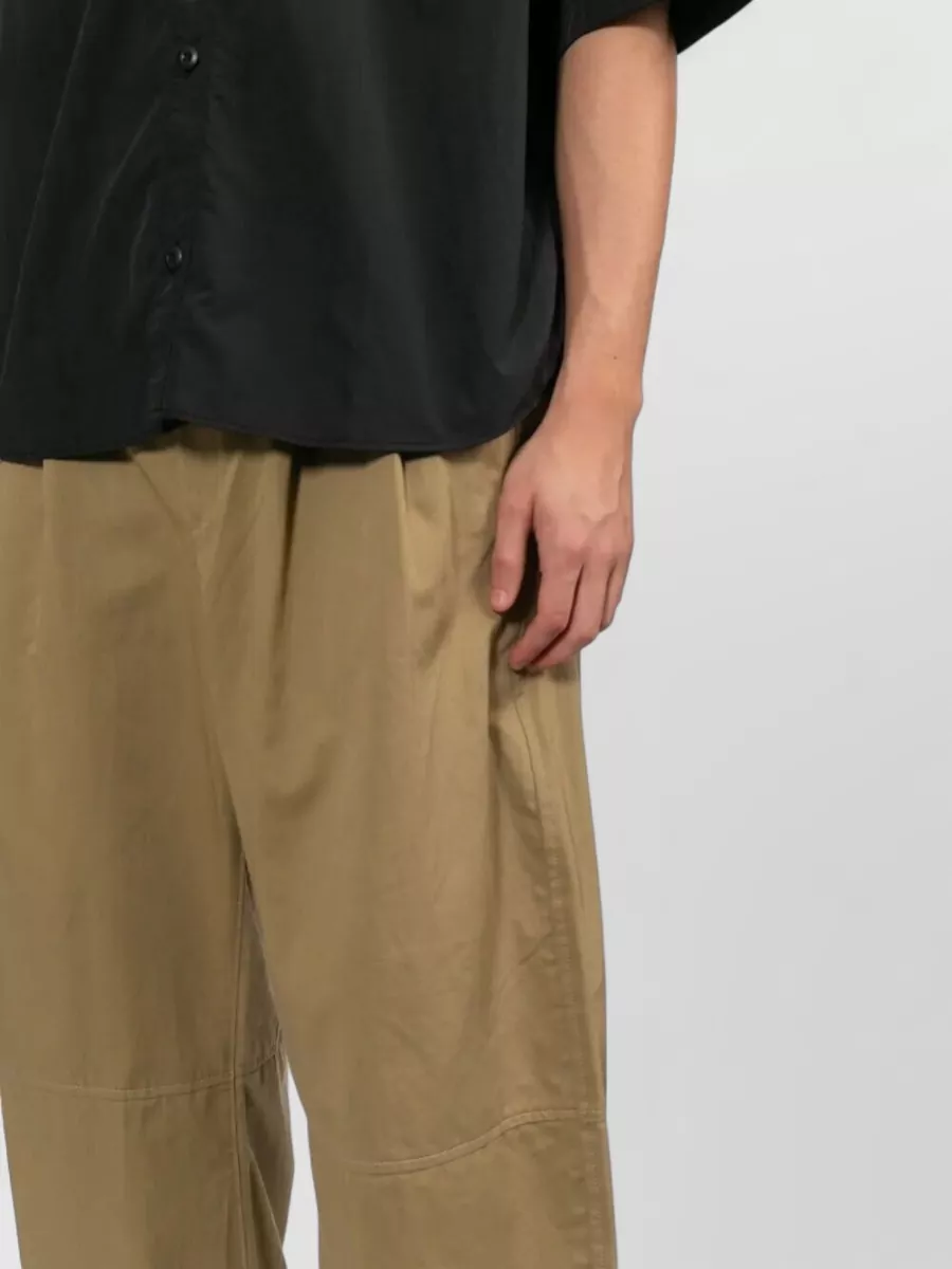 Comme Des Garçons Homme Cotton Linen Pleated Tailored Shorts