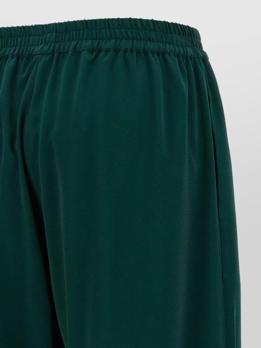 Gianluca Capannolo Viscose Wide-Leg Palazzo Trousers