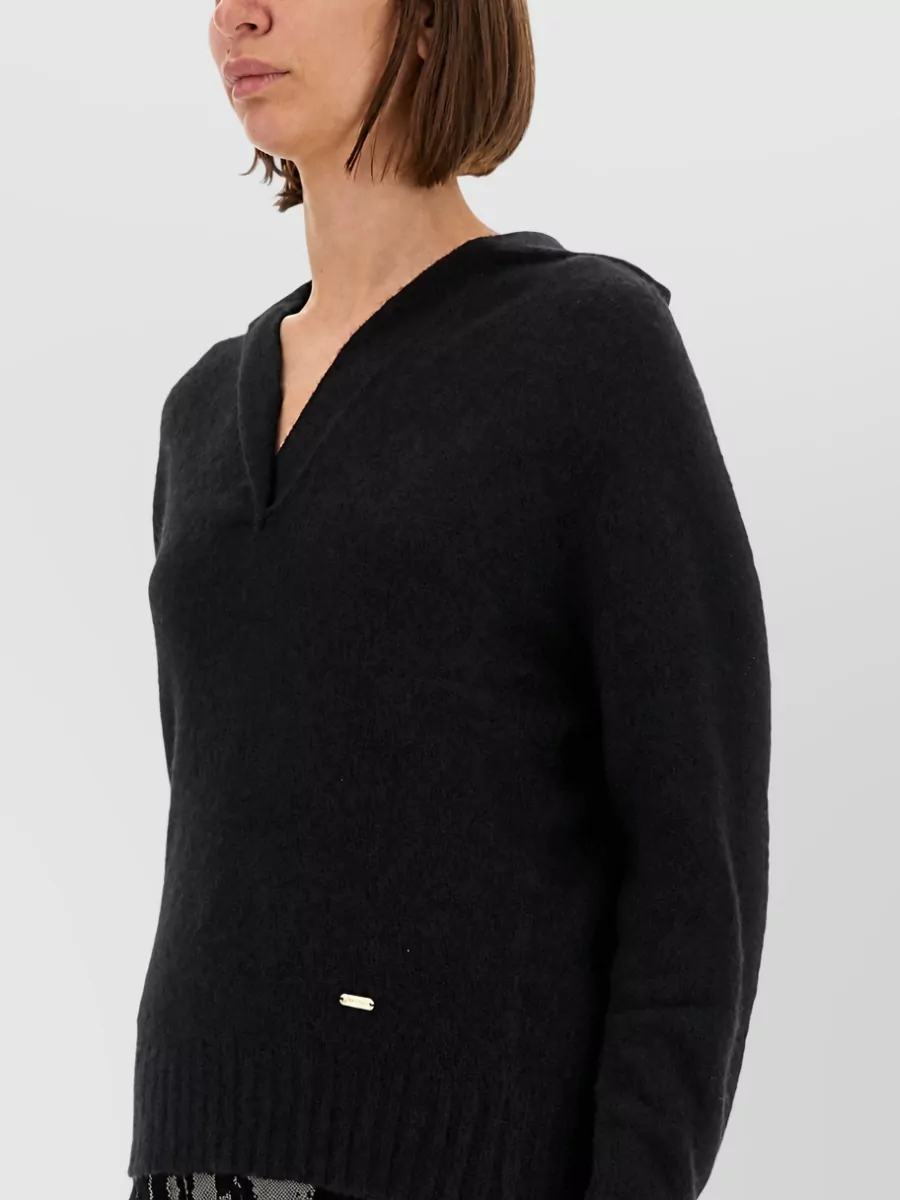 Tom Ford Cashmere Silk Long Sleeve Polo Shirt
