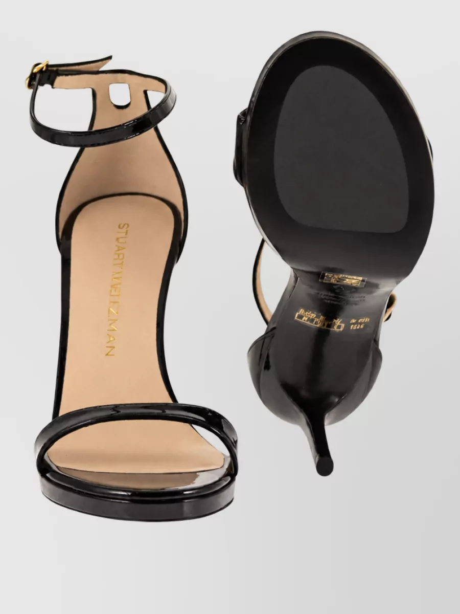 Stuart Weitzman Leather Platform Sandals