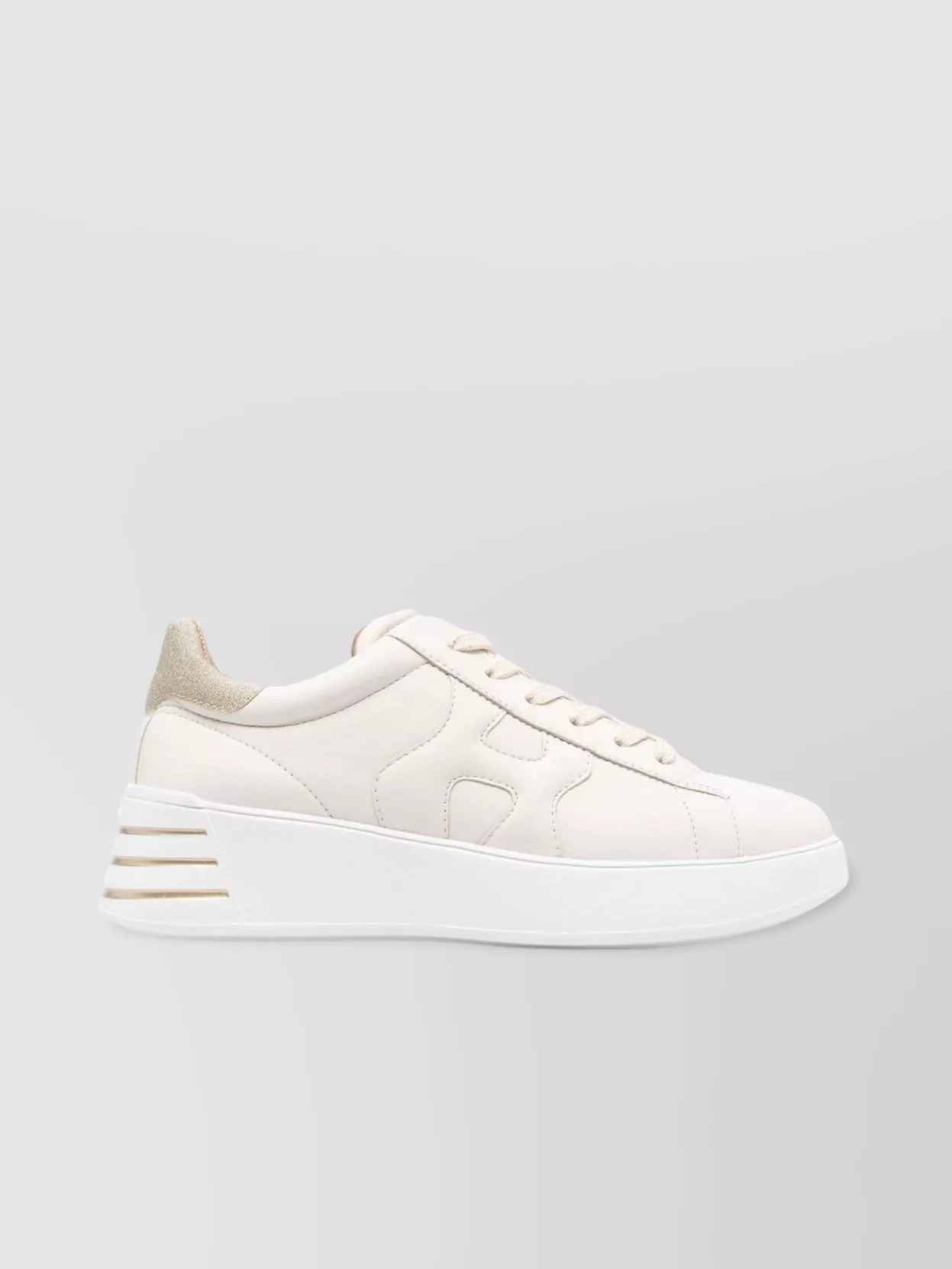 Hogan Leather Rebel Sneakers Platform Stripe