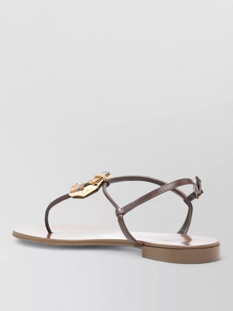 Giuseppe Zanotti Leather Thong Sandals