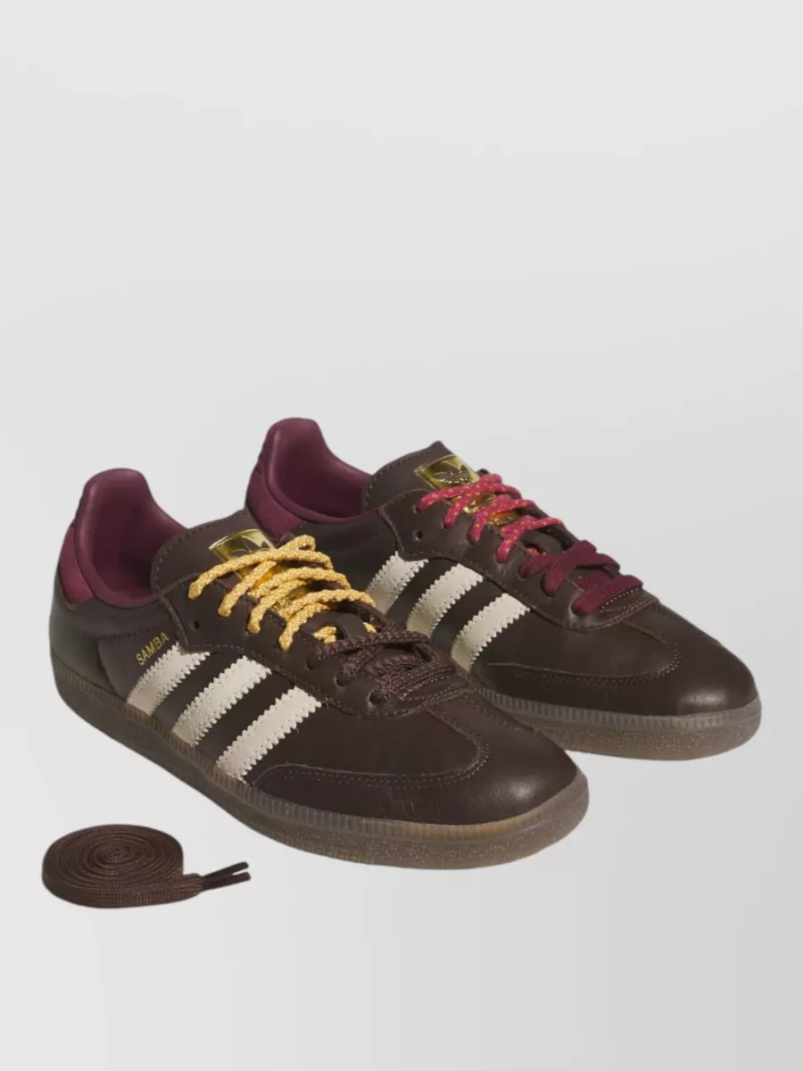 Adidas Leather Lace-Up Sneakers