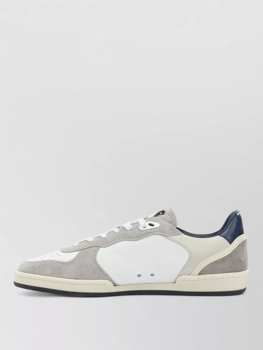 Philippe Model Sneakers Slip On Suede Panels Rubber Sole