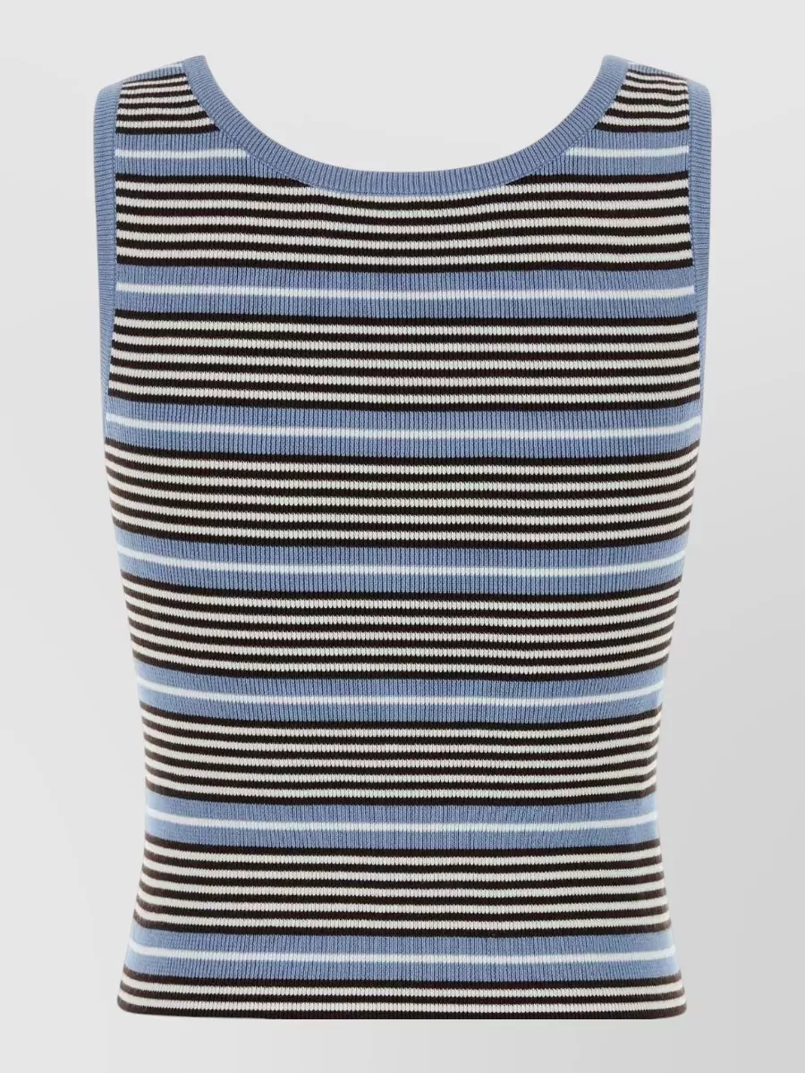 Prada Embroidered Tank Top