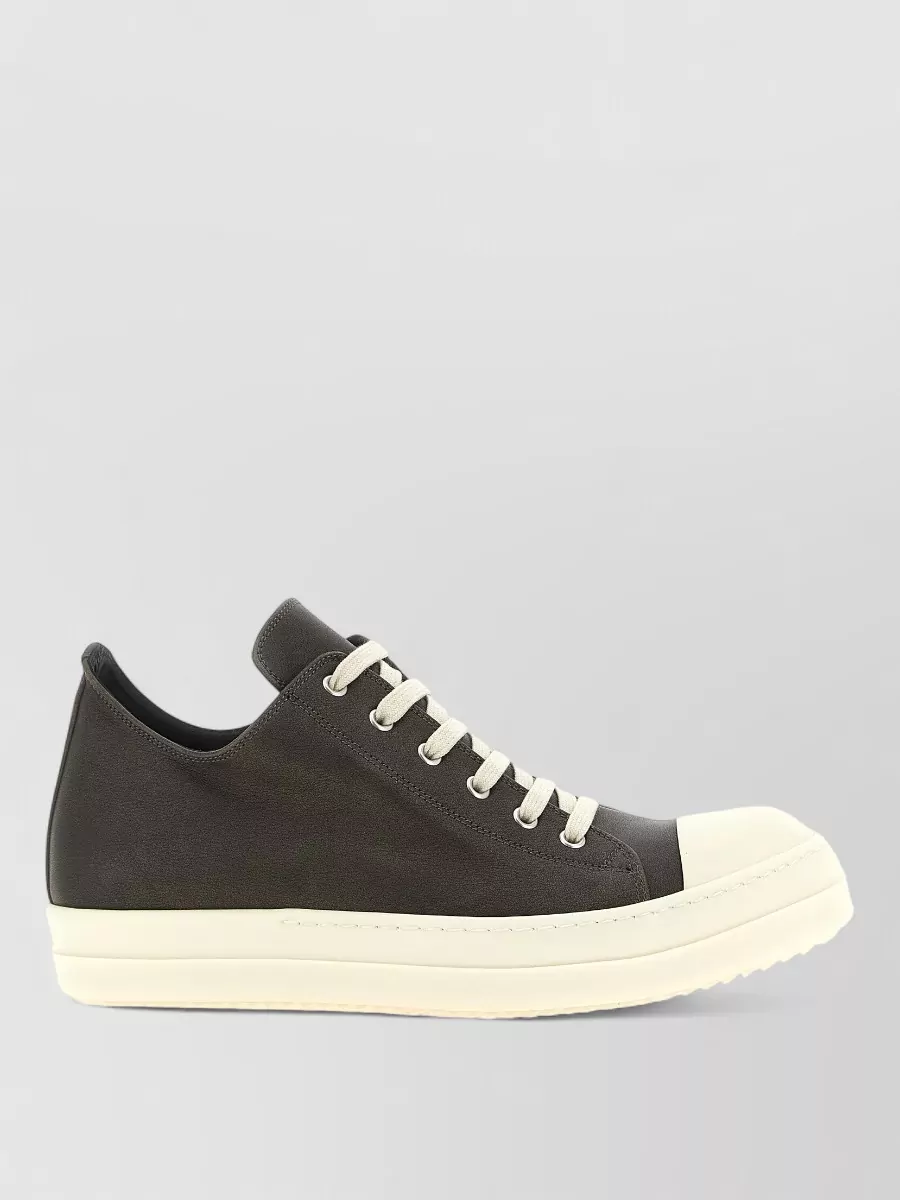 Rick Owens leather low-top sneakers