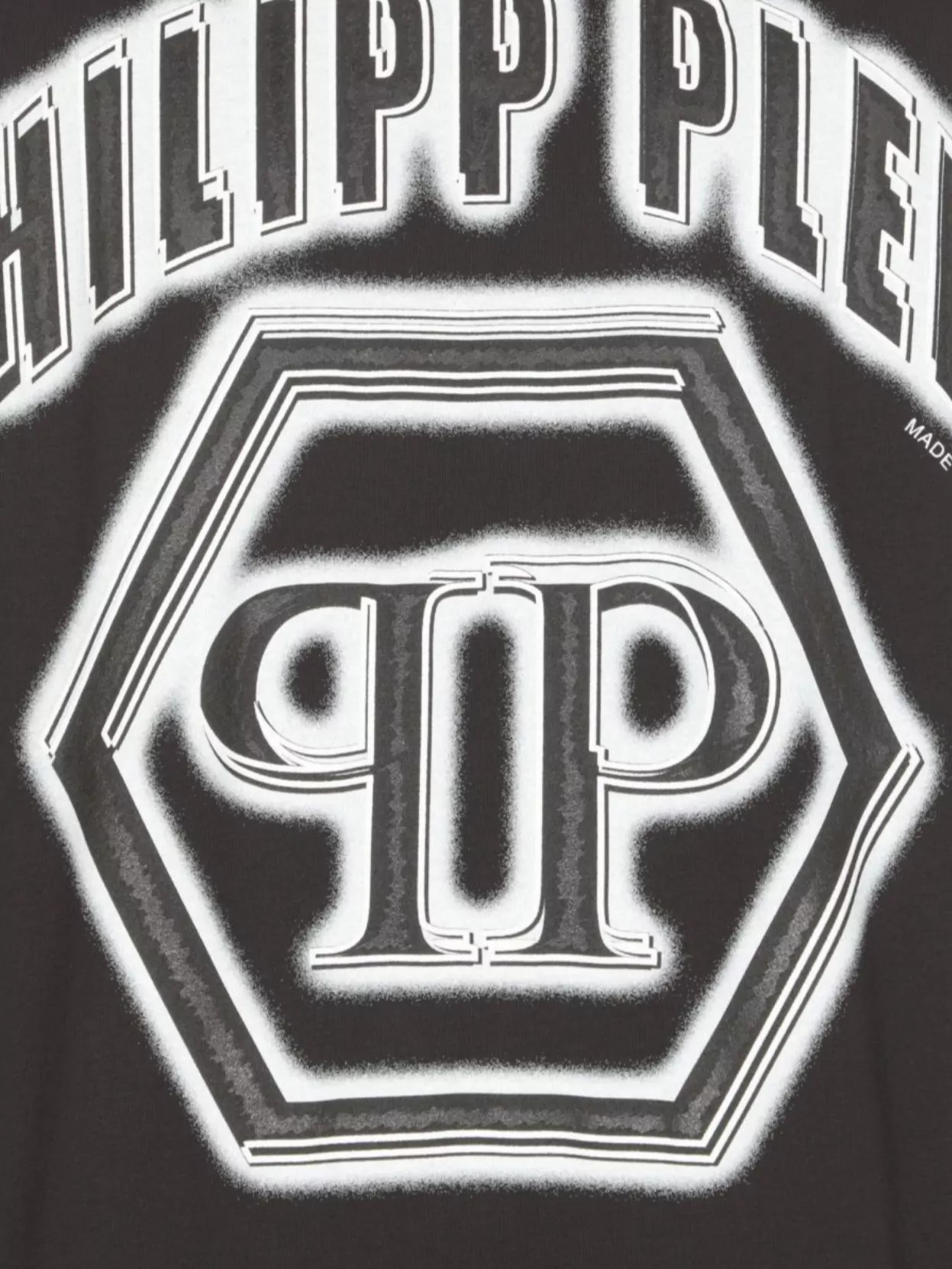 Philipp Plein Crew Neck Graphic Print T-Shirt