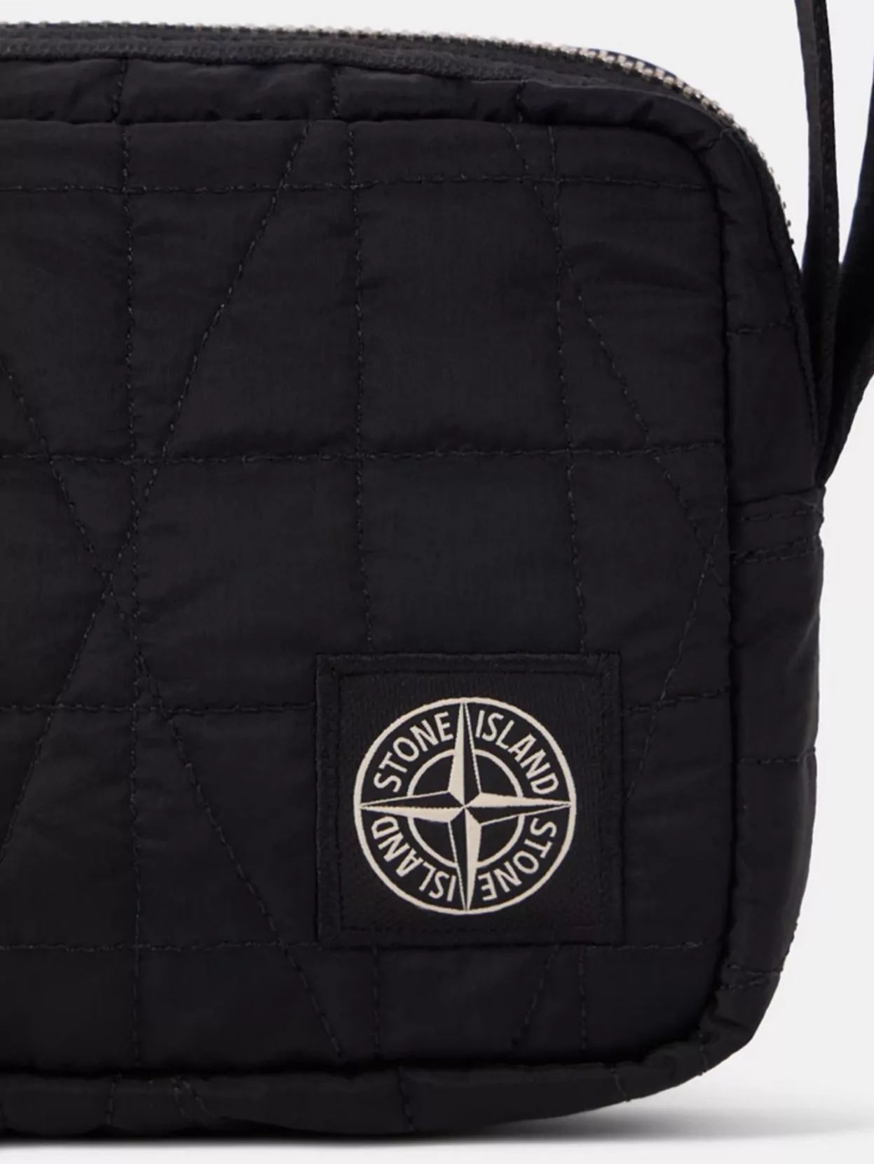 Stone Island Compact Wrist Pouch With Compartments And Zip